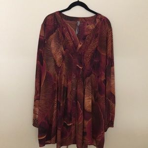 Melissa McCarty Seven flower tunic/blouse 2X